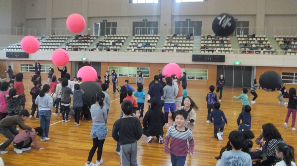 加賀市学童交流会に「あずまっくす」現る…。